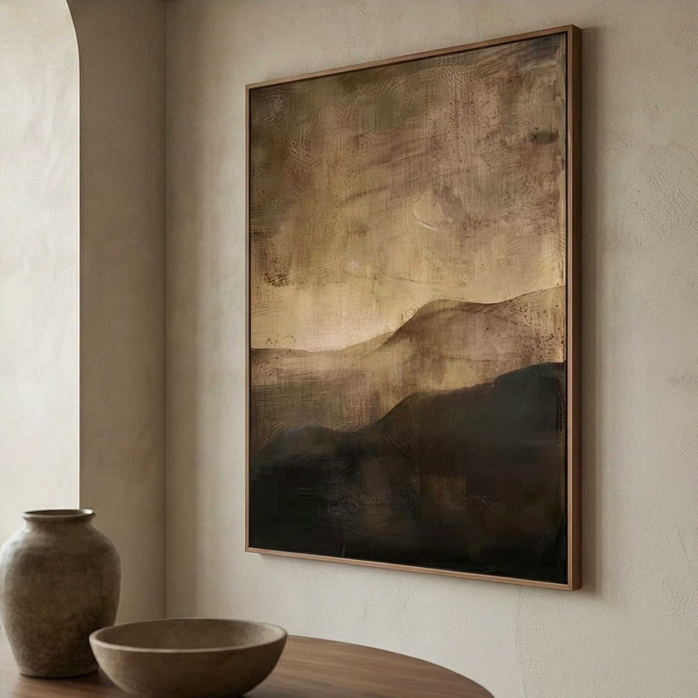 Wabi-Sabi Art | Before Bloom-mountains