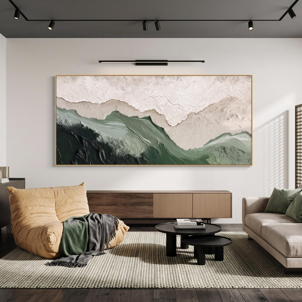 3D-Textured Art｜Layered Mountain Wall Art