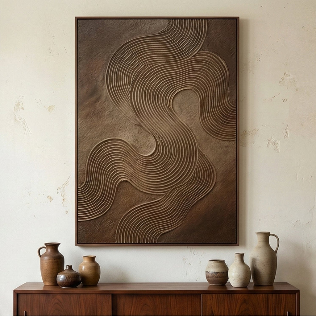 3D textured Art | Flowing Lines