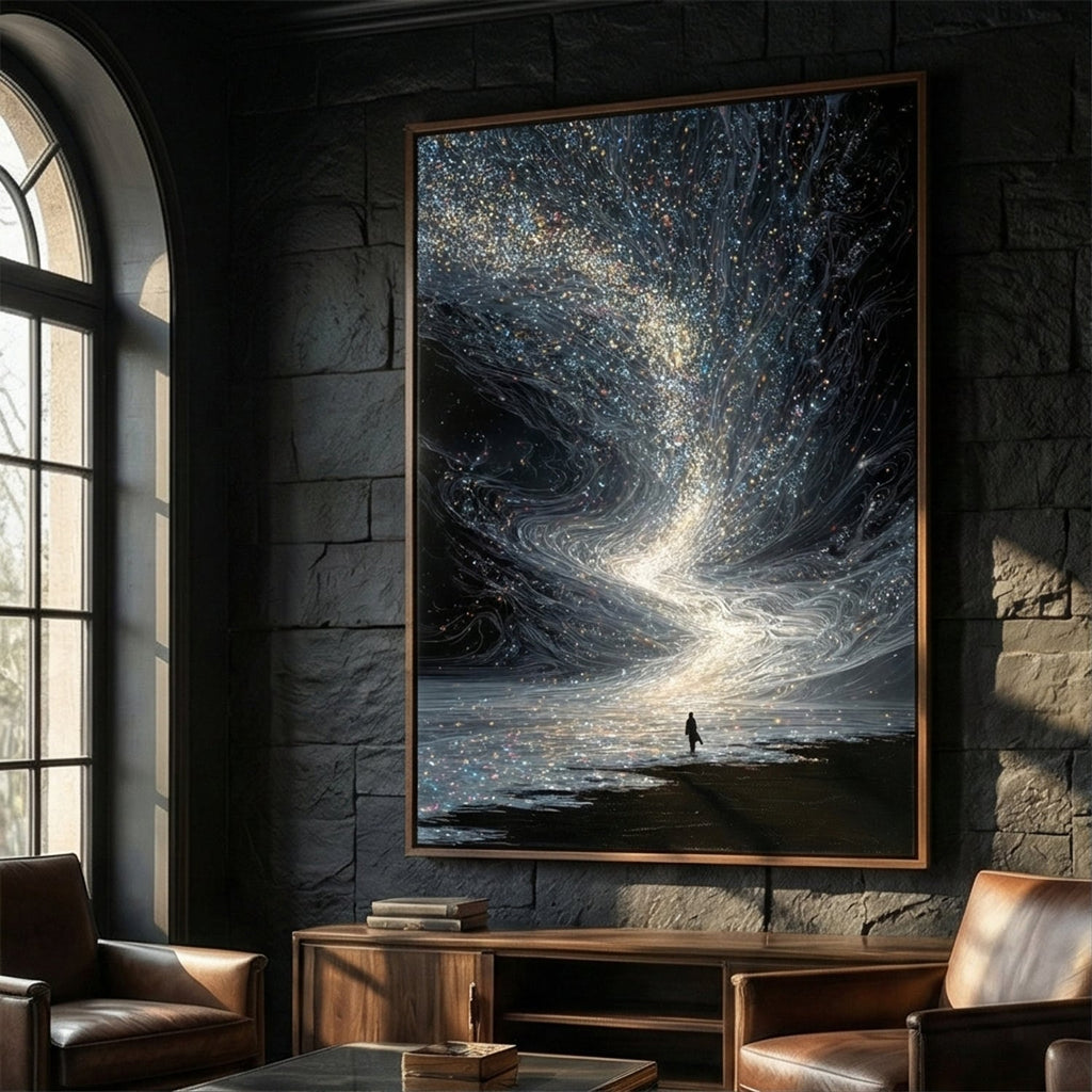 Surreal Art | Cosmic Shore Solitude