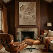 3D textured Art | Sand Spirals