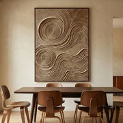3D textured Art | Sand Spirals