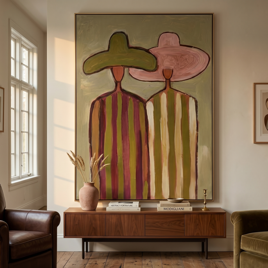 Vintage Americana Art | Harmony in Hue