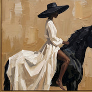 Vintage Americana Art | Ivory Reins Drift