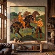 Vintage Americana Art | Lasso Dialogue