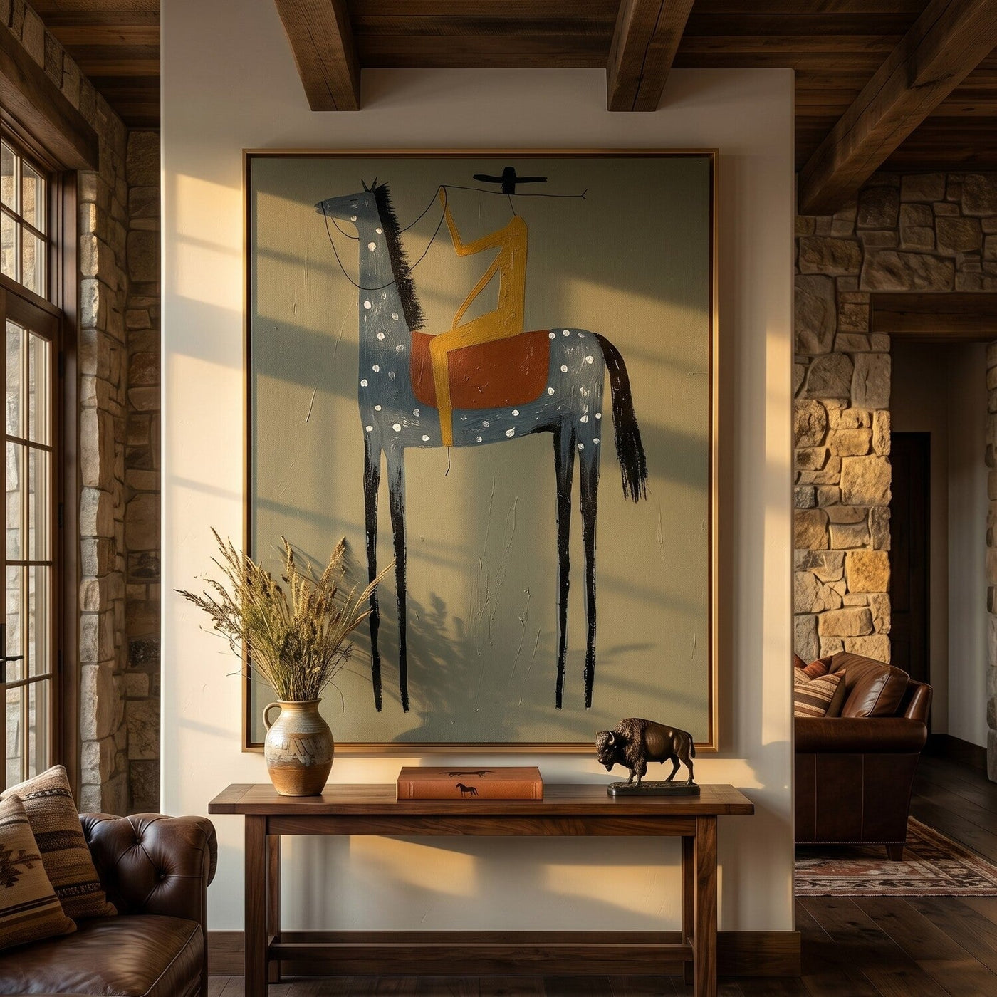 Vintage Americana Art | Long-Legged Lullaby