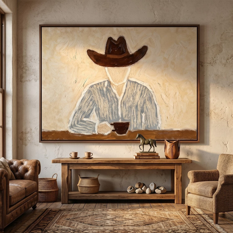Vintage Americana Art | Morning Solitude
