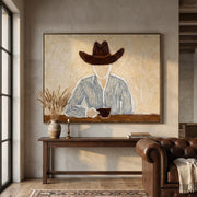 Vintage Americana Art | Morning Solitude