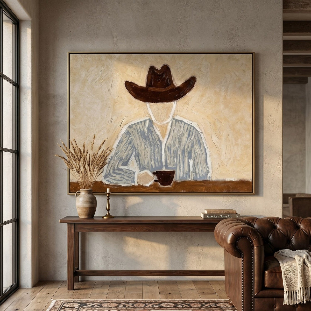 Vintage Americana Art | Morning Solitude
