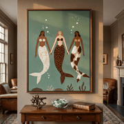 Surreal Art | Ocean's Whispering Sisters