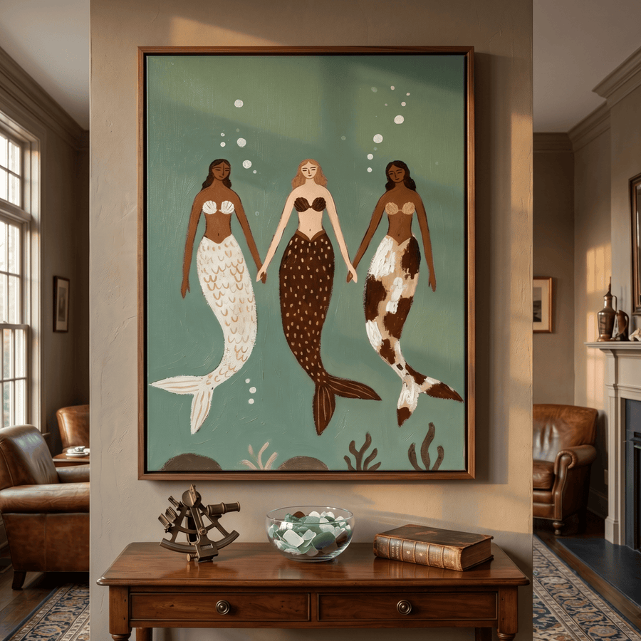 Surreal Art | Ocean's Whispering Sisters