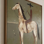 Vintage Americana Art | Olive Solitude