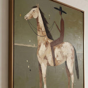 Vintage Americana Art | Olive Solitude
