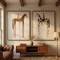 Vintage Americana Art |  Paired Reveries
