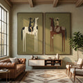 Vintage Americana Art | Pause on Path