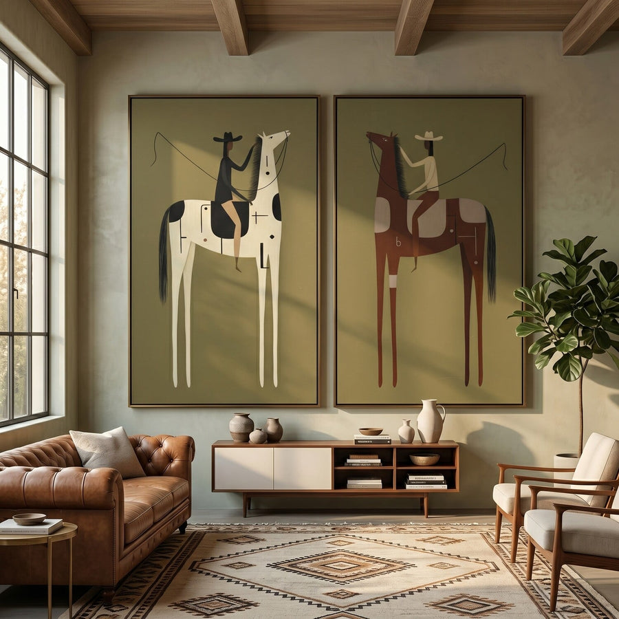 Vintage Americana Art | Pause on Path
