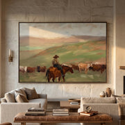 Vintage Americana Art | Prairie Stillness