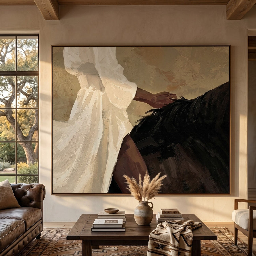 Vintage Americana Art | Quiet Saddle Grace