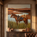 Vintage Americana Art | Riverbend Rest