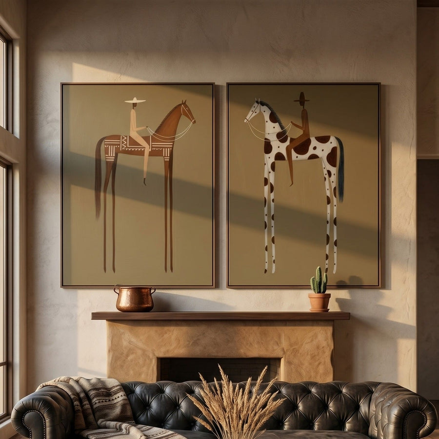 Vintage Americana Art |  Silent Journey