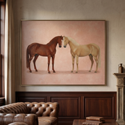 Vintage Americana Art | Soft Nuzzle Duo