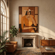 Vintage Americana Art | Solitude at Noon