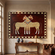 Vintage Americana Art | Spotted Horses