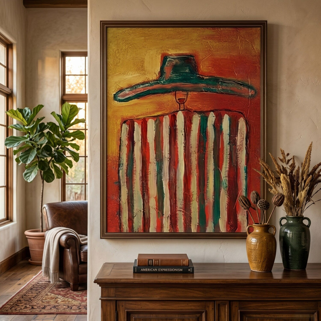 Vintage Americana Art | Tropical Noonday