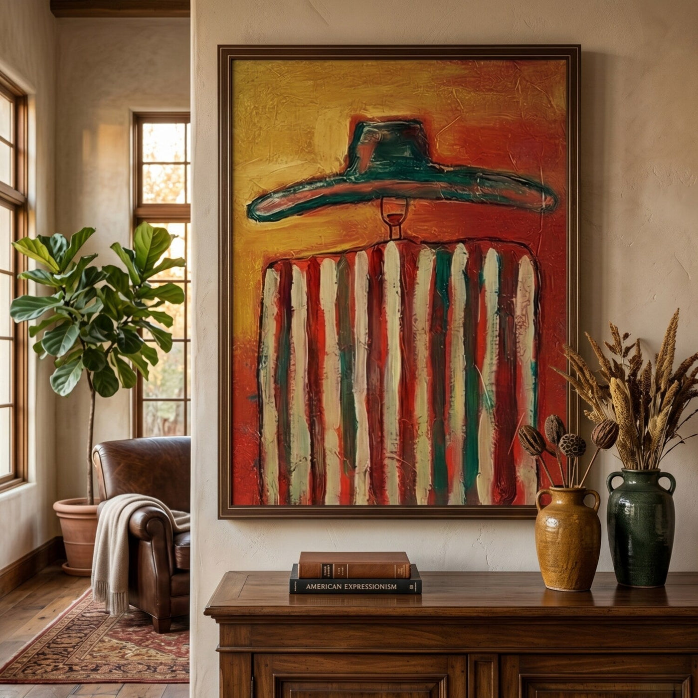 Vintage Americana Art | Tropical Noonday
