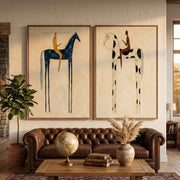 Vintage Americana Art | Twin Nocturnes