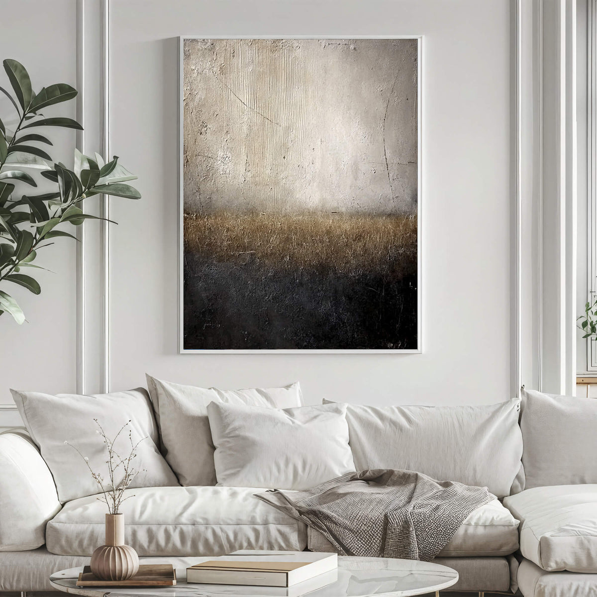 Wabi-Sabi Art | Weathered Horizon Wash