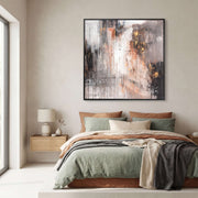 Abstract Art | Gilded Drip Veil