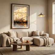 Abstract Art | Sunlit Patina Echo