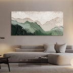 3D-Textured Art｜Layered Mountain Wall Art