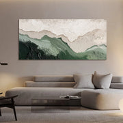 3D-Textured Art｜Layered Mountain Wall Art
