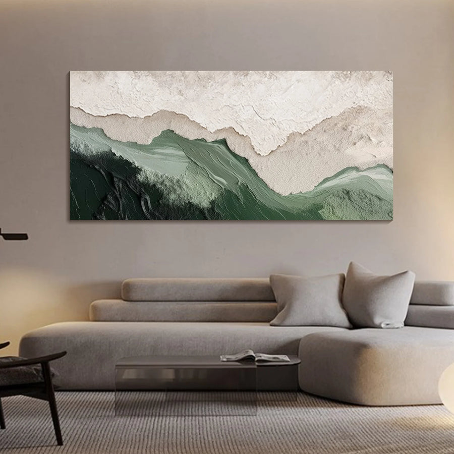 3D-Textured Art｜Layered Mountain Wall Art