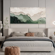 3D-Textured Art｜Layered Mountain Wall Art