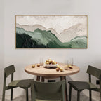 3D-Textured Art｜Layered Mountain Wall Art