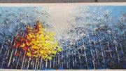 3D-Textured Art｜Autumn Birch Forest