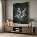 Impressionist Art | White Tempest