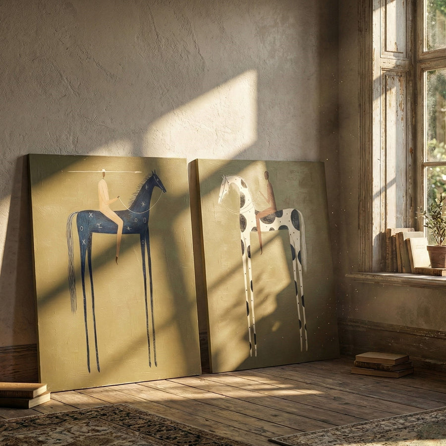Vintage Americana Art | Tales on Stilts