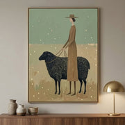 Vintage Americana Art | Silent Pastoral