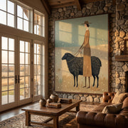 Vintage Americana Art | Silent Pastoral