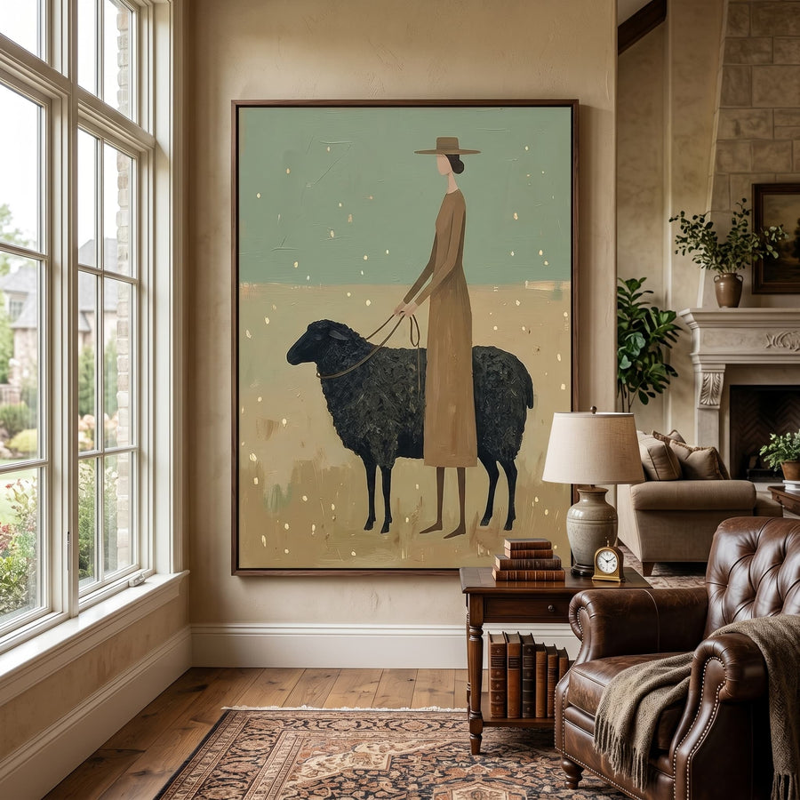 Vintage Americana Art | Silent Pastoral