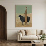 Vintage Americana Art | Silent Pastoral